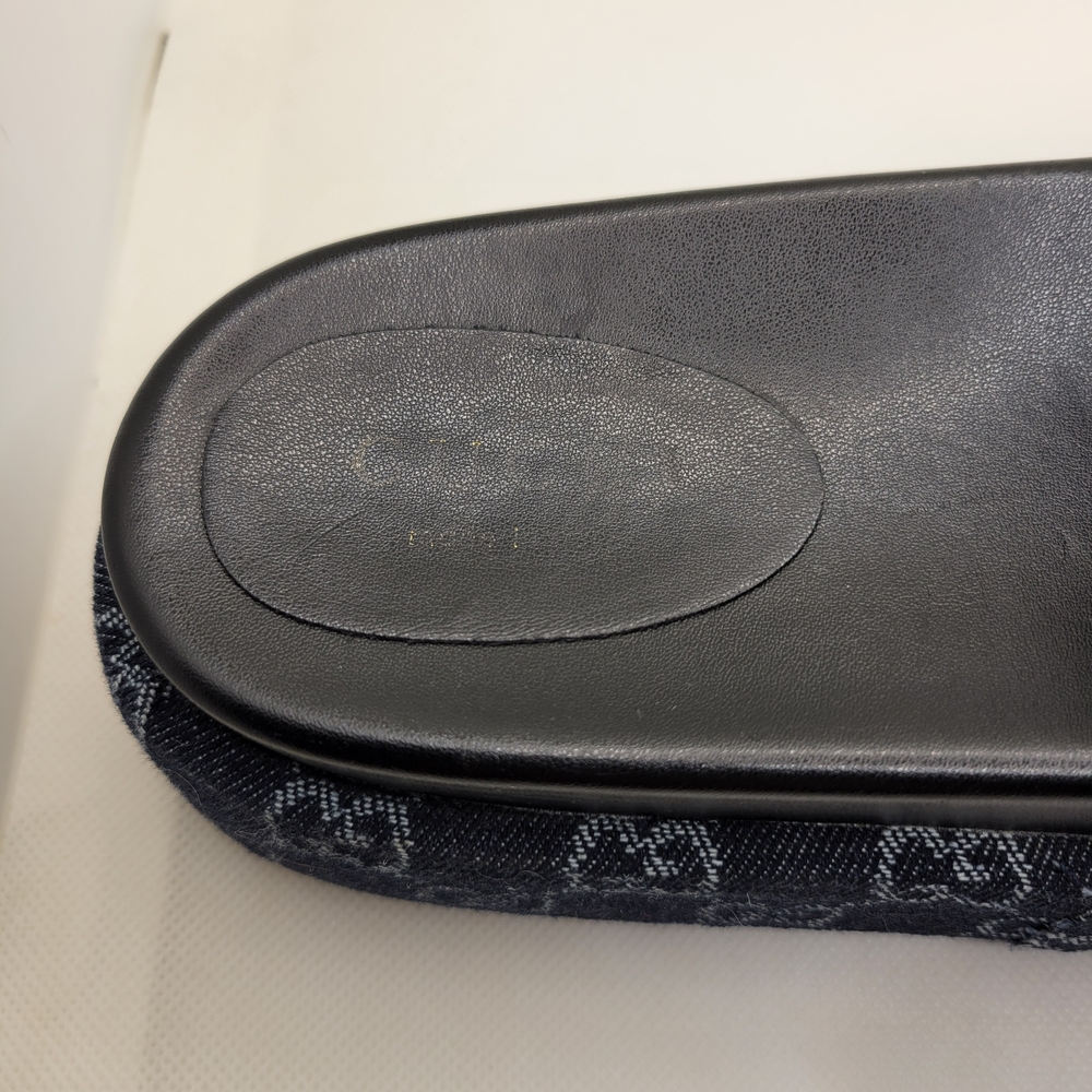 Gucci Women's Angelina Platform Slude Sandals GG Denim Size 42/10.5 US - Picture 9 of 15